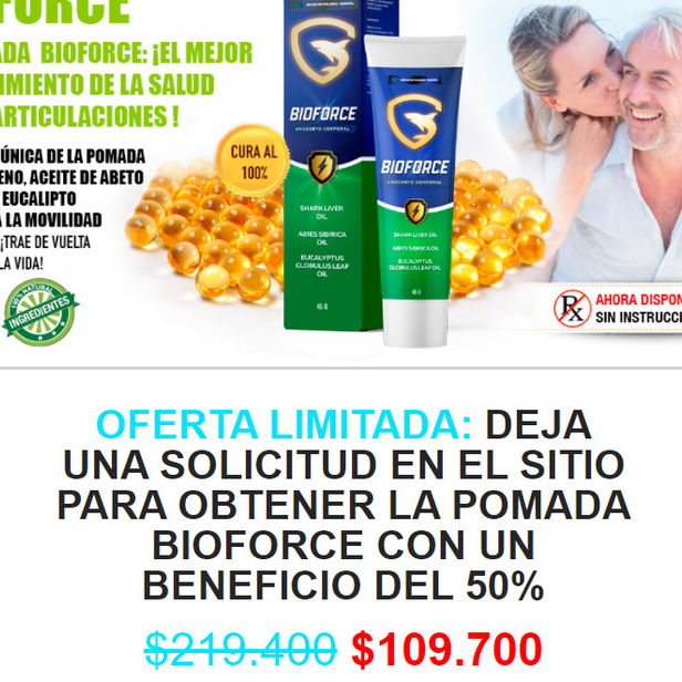 Bioforce componentes